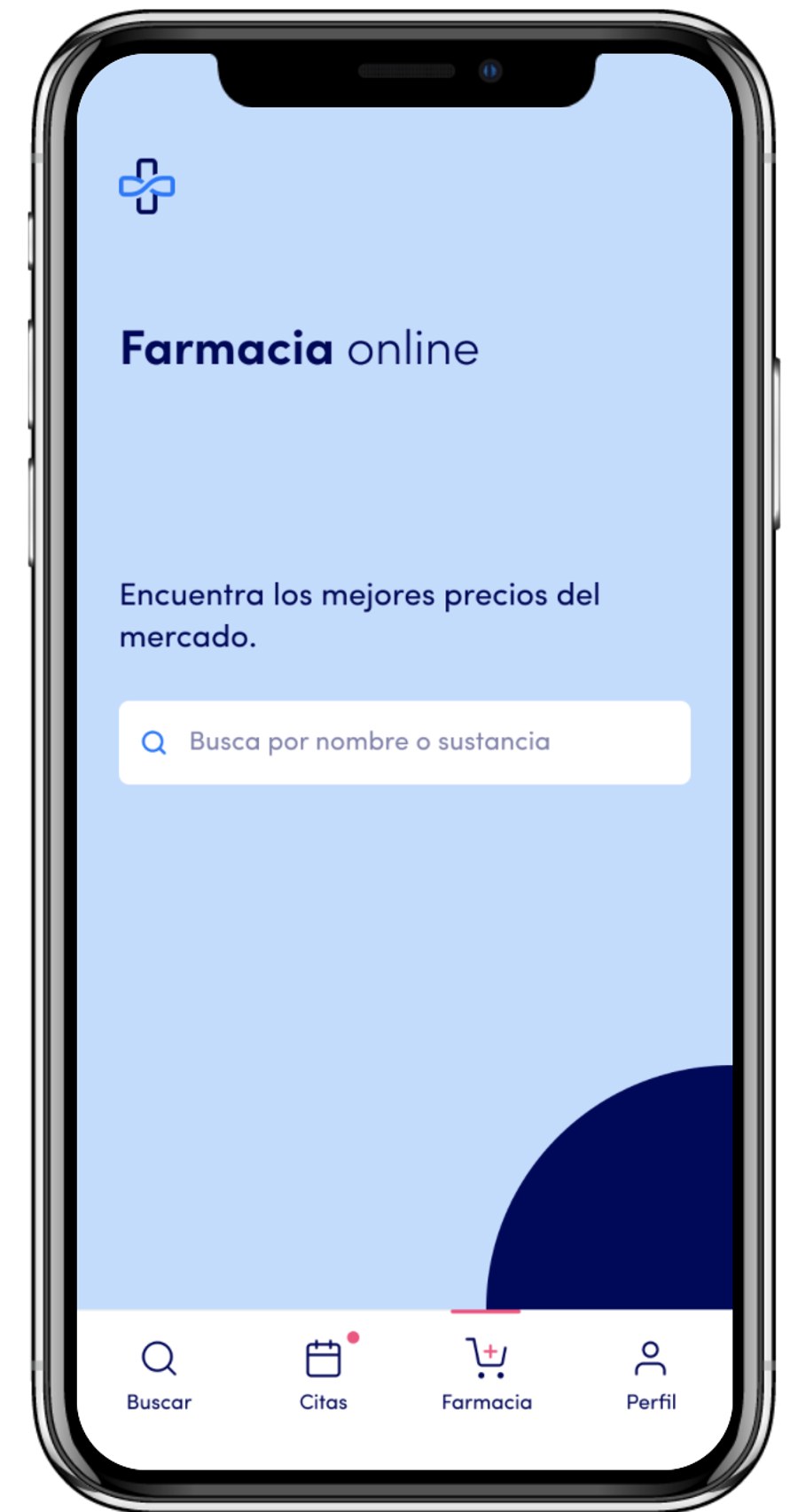 Omnidoc online pharmacy screen for ordering medication