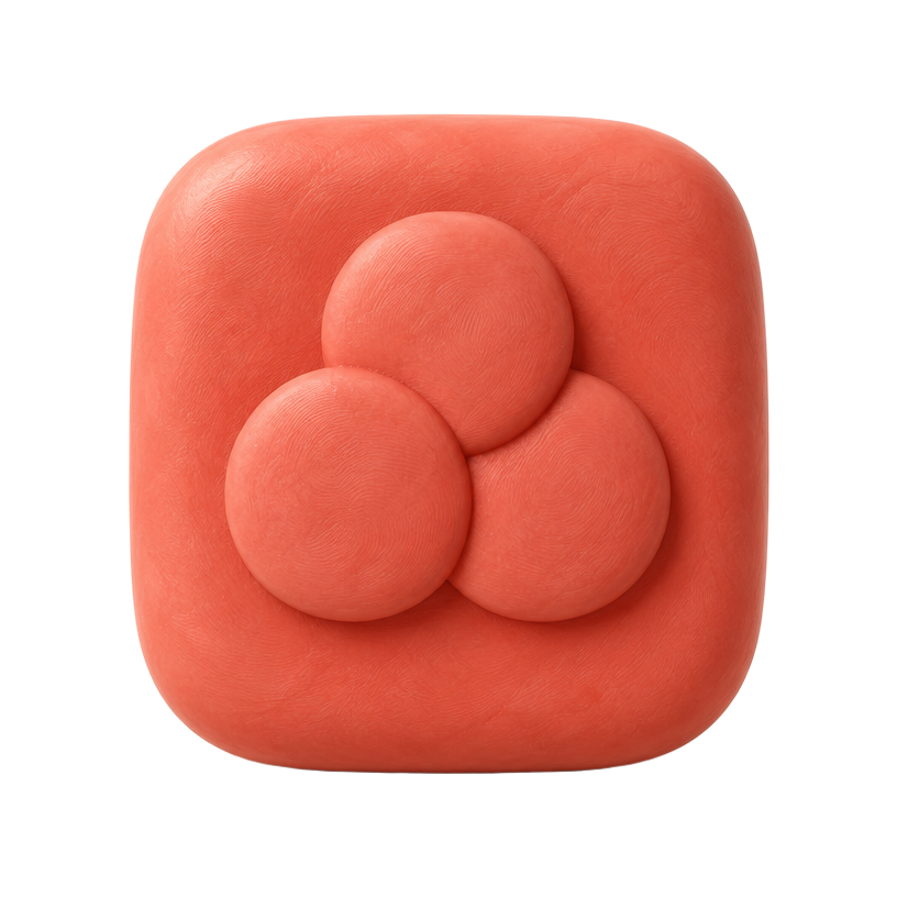 Clay tile representing Figma