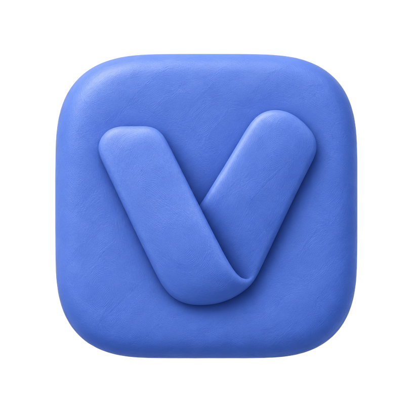 Clay tile representing Visual Studio